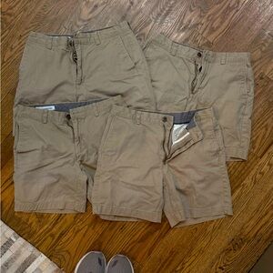 Amazon essentials bundle of four khaki shorts